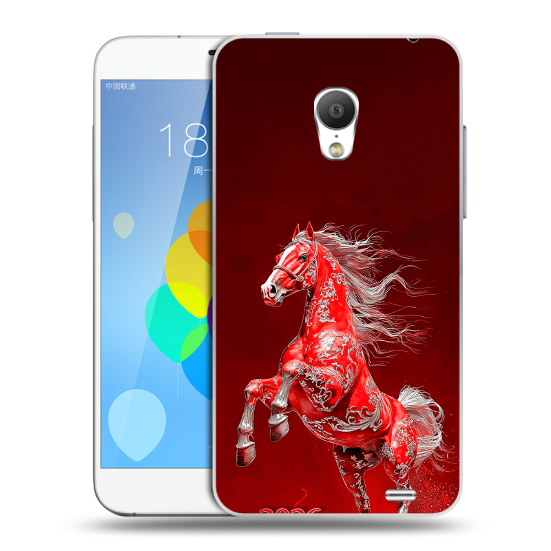Пластиковый чехол на Meizu MX3 с принтом Новый год Пластиковый чехол на Meizu MX3 с принтом Новый год