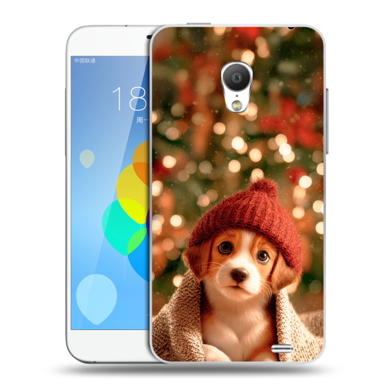 Пластиковый чехол на Meizu MX3 с принтом Новый год Пластиковый чехол на Meizu MX3 с принтом Новый год