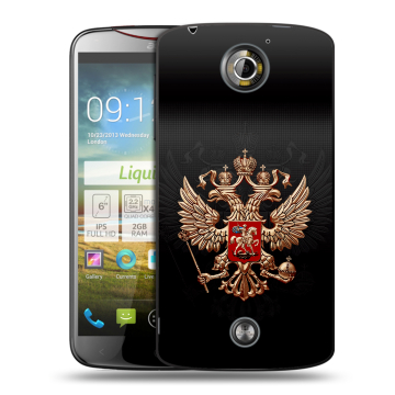 Пластиковый чехол на Acer Liquid S2 с принтом Герб России