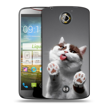 Пластиковый чехол на Acer Liquid S2 с принтом Коты