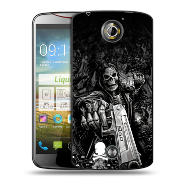 Пластиковый чехол на Acer Liquid S2 с принтом Скелет