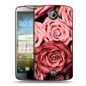 Пластиковый чехол на Acer Liquid S2 с принтом Цветы розы