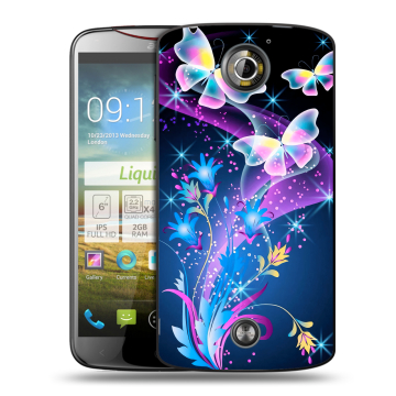 Пластиковый чехол на Acer Liquid S2 с принтом Бабочки Пластиковый чехол на Acer Liquid S2 с принтом Бабочки