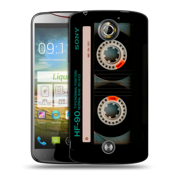 Пластиковый чехол на Acer Liquid S2 с принтом Кассета Пластиковый чехол на Acer Liquid S2 с принтом Кассета