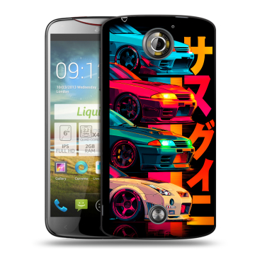 Пластиковый чехол на Acer Liquid S2 с принтом Гоночные машины Пластиковый чехол на Acer Liquid S2 с принтом Гоночные машины