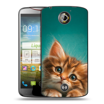 Пластиковый чехол на Acer Liquid S2 с принтом котенок Пластиковый чехол на Acer Liquid S2 с принтом котенок