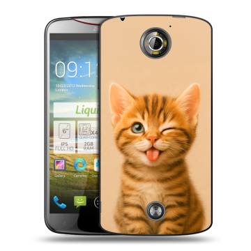 Пластиковый чехол на Acer Liquid S2 с принтом котенок Пластиковый чехол на Acer Liquid S2 с принтом котенок
