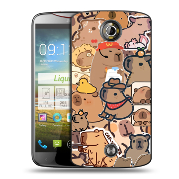 Пластиковый чехол на Acer Liquid S2 с принтом капибара