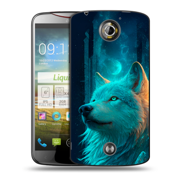 Пластиковый чехол на Acer Liquid S2 с принтом бабочки саккура