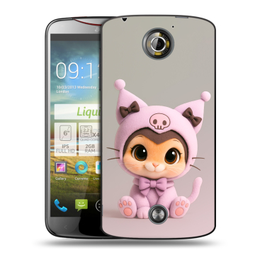 Пластиковый чехол на Acer Liquid S2 с принтом Куроми Kuromi Пластиковый чехол на Acer Liquid S2 с принтом Куроми Kuromi