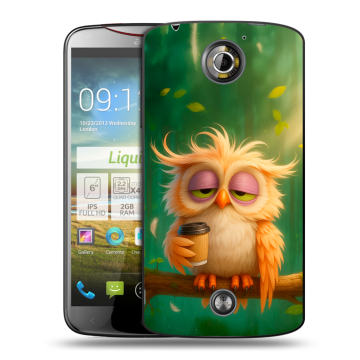Пластиковый чехол на Acer Liquid S2 с принтом сова Пластиковый чехол на Acer Liquid S2 с принтом сова