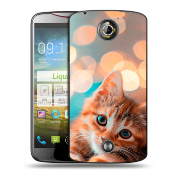 Пластиковый чехол на Acer Liquid S2 с принтом котик Пластиковый чехол на Acer Liquid S2 с принтом котик