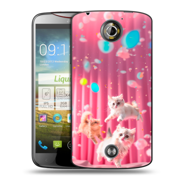 Пластиковый чехол на Acer Liquid S2 с принтом милые котики Пластиковый чехол на Acer Liquid S2 с принтом милые котики