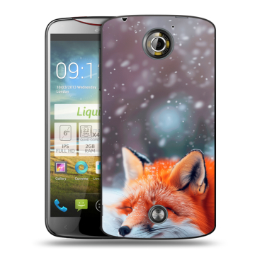 Пластиковый чехол на Acer Liquid S2 с принтом лиса Пластиковый чехол на Acer Liquid S2 с принтом лиса