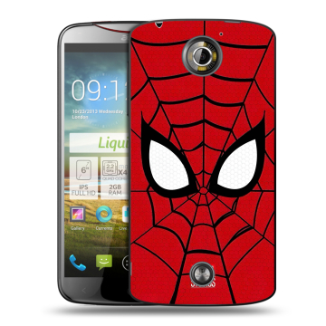 Пластиковый чехол на Acer Liquid S2 с принтом человек паук spiderman