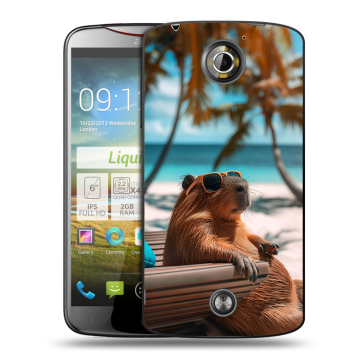 Пластиковый чехол на Acer Liquid S2 с принтом Капибара Пластиковый чехол на Acer Liquid S2 с принтом Капибара