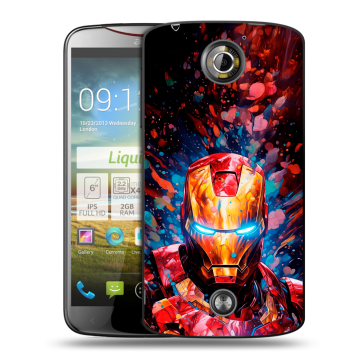 Пластиковый чехол на Acer Liquid S2 с принтом Железный человек Ironman Пластиковый чехол на Acer Liquid S2 с принтом Железный человек Ironman