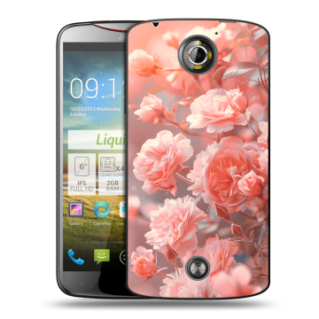 Пластиковый чехол на Acer Liquid S2 с принтом Розы цветы Пластиковый чехол на Acer Liquid S2 с принтом Розы цветы