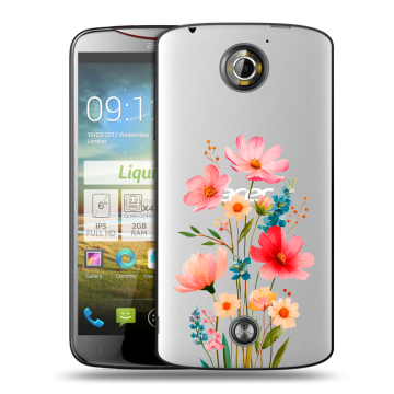 Пластиковый чехол на Acer Liquid S2 с принтом Цветы Пластиковый чехол на Acer Liquid S2 с принтом Цветы