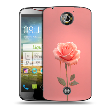 Пластиковый чехол на Acer Liquid S2 с принтом Розовая роза Пластиковый чехол на Acer Liquid S2 с принтом Розовая роза
