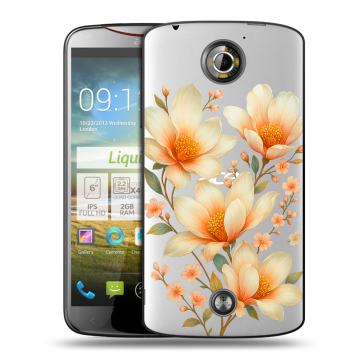Пластиковый чехол на Acer Liquid S2 с принтом Цветы Пластиковый чехол на Acer Liquid S2 с принтом Цветы