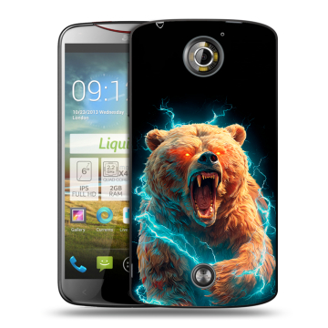 Пластиковый чехол на Acer Liquid S2 с принтом Медведь Пластиковый чехол на Acer Liquid S2 с принтом Медведь