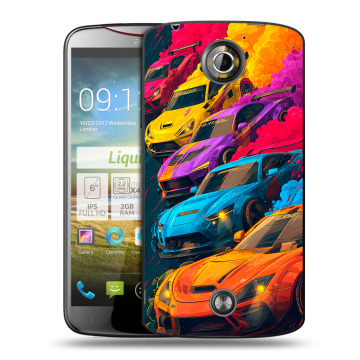 Пластиковый чехол на Acer Liquid S2 с принтом Тачки Пластиковый чехол на Acer Liquid S2 с принтом Тачки