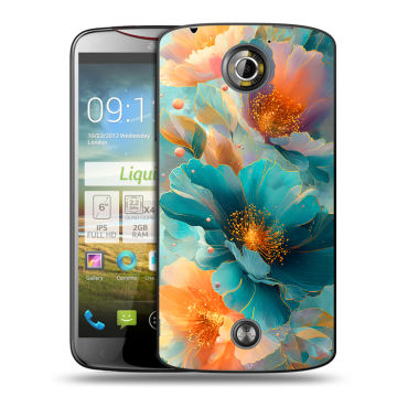 Пластиковый чехол на Acer Liquid S2 с принтом Цветы Пластиковый чехол на Acer Liquid S2 с принтом Цветы