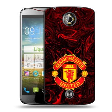 Пластиковый чехол на Acer Liquid S2 с принтом Manchester United Пластиковый чехол на Acer Liquid S2 с принтом Manchester United