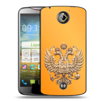 Пластиковый чехол на Acer Liquid S2 с принтом Герб Флаг России Пластиковый чехол на Acer Liquid S2 с принтом Герб Флаг России