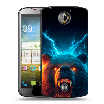 Пластиковый чехол на Acer Liquid S2 с принтом Медведь Пластиковый чехол на Acer Liquid S2 с принтом Медведь