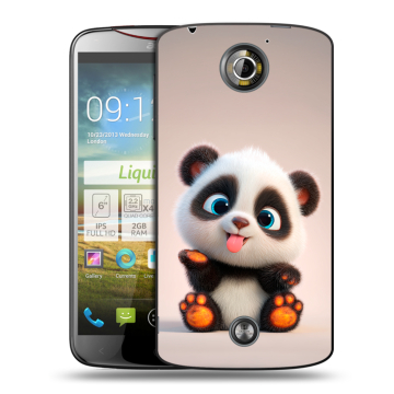 Пластиковый чехол на Acer Liquid S2 с принтом милая панда Пластиковый чехол на Acer Liquid S2 с принтом милая панда