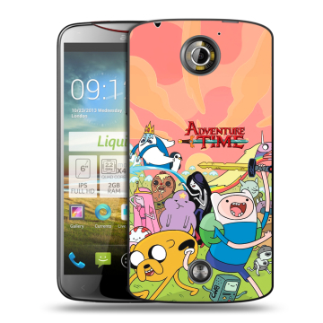 Пластиковый чехол на Acer Liquid S2 с принтом Adventure time Время приключений Пластиковый чехол на Acer Liquid S2 с принтом Adventure time Время приключений