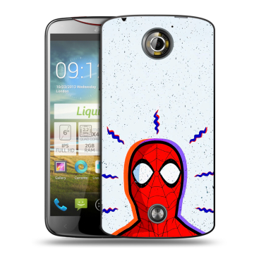 Пластиковый чехол на Acer Liquid S2 с принтом Spiderman Человек паук Пластиковый чехол на Acer Liquid S2 с принтом Spiderman Человек паук