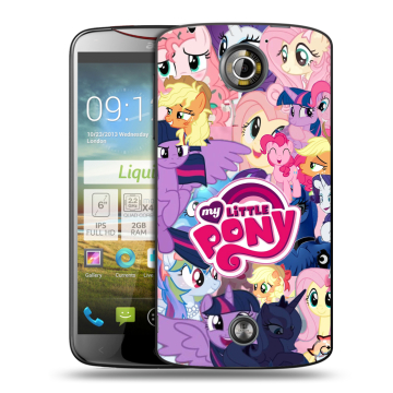 Пластиковый чехол на Acer Liquid S2 с принтом My little pony Дружба чудо Пластиковый чехол на Acer Liquid S2 с принтом My little pony Дружба чудо