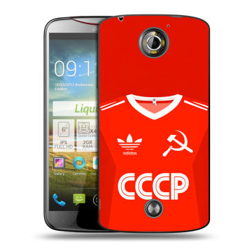 Пластиковый чехол на Acer Liquid S2 с принтом Флаг Герб СССР Пластиковый чехол на Acer Liquid S2 с принтом Флаг Герб СССР