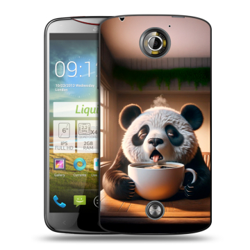 Пластиковый чехол на Acer Liquid S2 с принтом смешная панда Пластиковый чехол на Acer Liquid S2 с принтом смешная панда