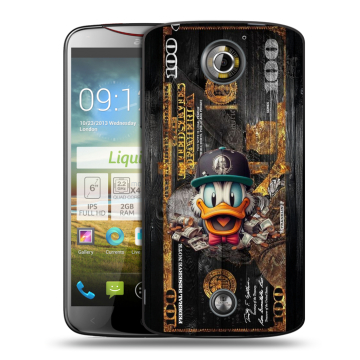 Пластиковый чехол на Acer Liquid S2 с принтом Дональд Дак Доллар Пластиковый чехол на Acer Liquid S2 с принтом Дональд Дак Доллар