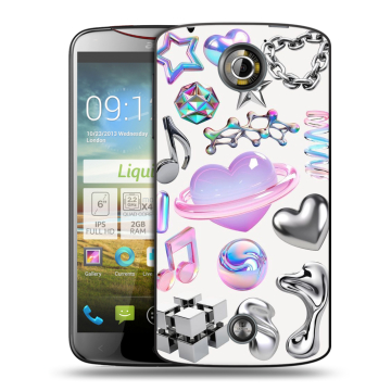 Пластиковый чехол на Acer Liquid S2 с принтом Y2K Пластиковый чехол на Acer Liquid S2 с принтом Y2K