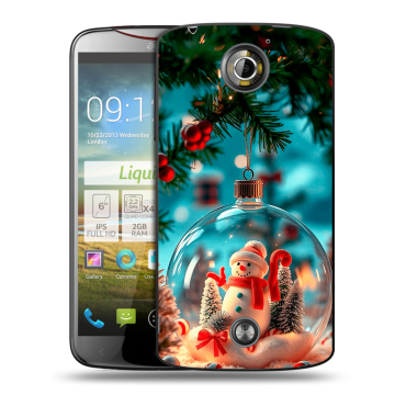 Пластиковый чехол на Acer Liquid S2 с принтом Новый год Пластиковый чехол на Acer Liquid S2 с принтом Новый год