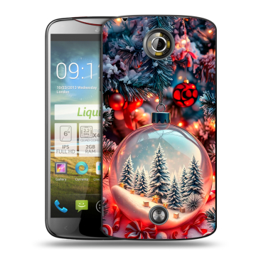 Пластиковый чехол на Acer Liquid S2 с принтом Новый год Пластиковый чехол на Acer Liquid S2 с принтом Новый год