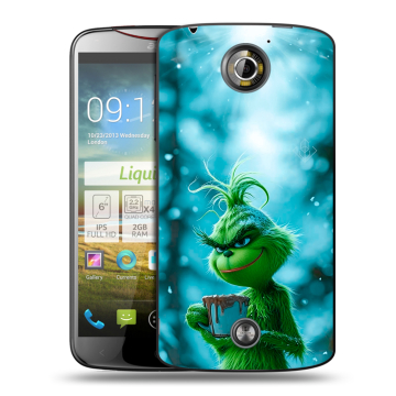 Пластиковый чехол на Acer Liquid S2 с принтом Новый год гринч Пластиковый чехол на Acer Liquid S2 с принтом Новый год гринч