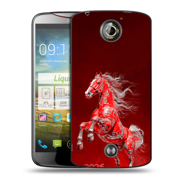 Пластиковый чехол на Acer Liquid S2 с принтом Новый год Пластиковый чехол на Acer Liquid S2 с принтом Новый год