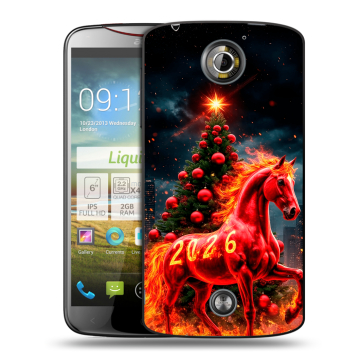 Пластиковый чехол на Acer Liquid S2 с принтом Новый год Пластиковый чехол на Acer Liquid S2 с принтом Новый год