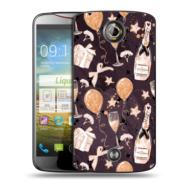 Пластиковый чехол на Acer Liquid S2 с принтом Новый год Пластиковый чехол на Acer Liquid S2 с принтом Новый год