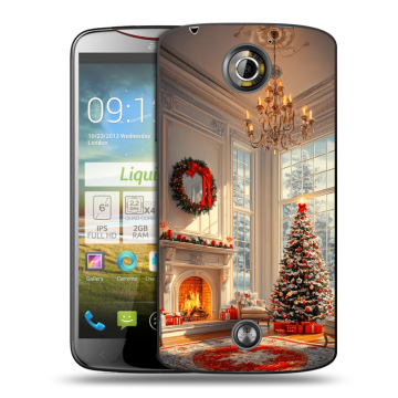 Пластиковый чехол на Acer Liquid S2 с принтом Новый год Пластиковый чехол на Acer Liquid S2 с принтом Новый год