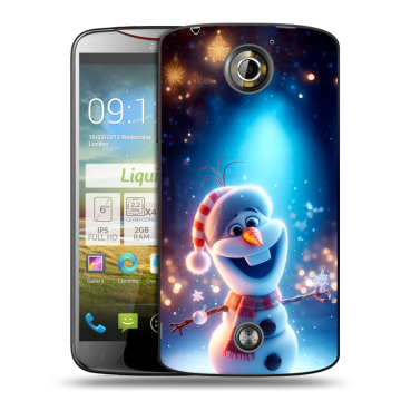 Пластиковый чехол на Acer Liquid S2 с принтом Новый год Пластиковый чехол на Acer Liquid S2 с принтом Новый год