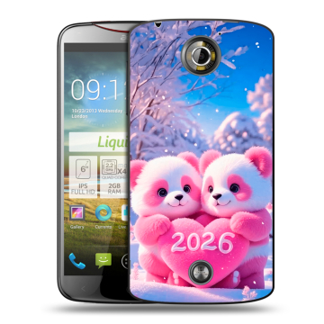 Пластиковый чехол на Acer Liquid S2 с принтом Новый год Пластиковый чехол на Acer Liquid S2 с принтом Новый год