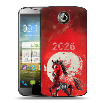 Пластиковый чехол на Acer Liquid S2 с принтом Новый год Пластиковый чехол на Acer Liquid S2 с принтом Новый год