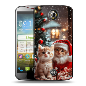 Пластиковый чехол на Acer Liquid S2 с принтом Новый год Пластиковый чехол на Acer Liquid S2 с принтом Новый год